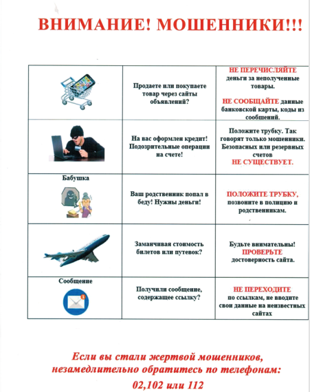 ⚠️ Осторожно, мошенники! .